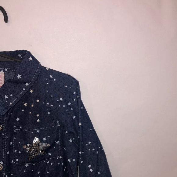 Stylish Jean-Like Top for Girls - Picture 3 of 7